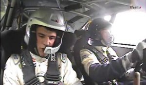 Stéphane Lefèbvre au volant de la Peugeot 208 Rally Cup