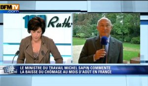Michel Sapin: l’invité de Ruth Elkrief - 25/09