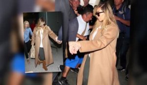 Kim Kardashian atterrit à Los Angeles