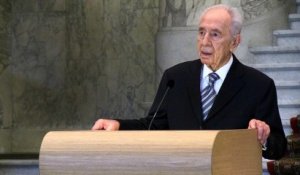Bien que sceptique, l'Israélien Peres juge "très bon" le discours de l'Iranien Rohani