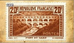 Histoire de timbres : Histoire de Timbres - Le Pont du Gard