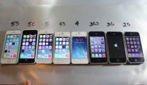 Test comparatif de TOUS les iPhones jamais sortis!!