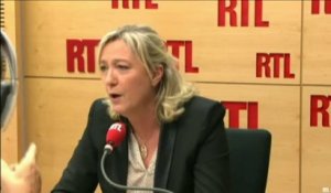 Marine Le Pen refuse l'étiquette "extrême droite" accolée au FN