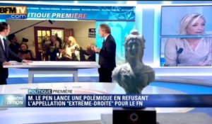Politique Première: Marine Le Pen refuse l'appellation "extrême-droite" pour le FN - 04/10