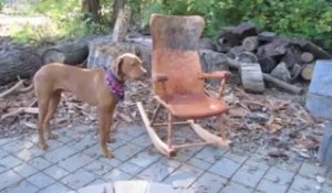 Woodworker Builds Rocking Chair With No Power tools!!