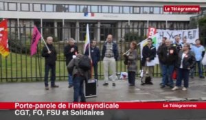 Saint-Brieuc. Réformes des retraites : environ 80 manifestants