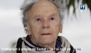 Jean-Louis Trintignant à propos de Bertrand Cantat : "je l'ai rayé de ma vie"