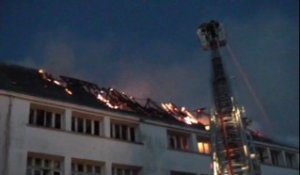 Douarnenez (29). Un incendie ravage une ancienne école