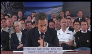 Crozon (29). Algues vertes : Sarkozy défend les agriculteurs