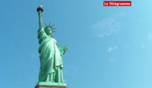 New York. La Statue de la Liberté en vedette américaine
