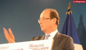 Brest. Hollande dévoile le nom du sous-marin nucléaire basé à l'Ile-Longue
