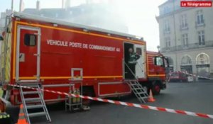 Nantes. Violent incendie au centre-ville
