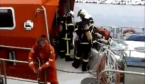 Quiberon (56). Incendie sur un bateau de pêche