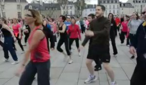 Zumba géante sur le port de Vannes