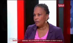 24h Sénat - Christiane Taubira à propos du droit d'asile