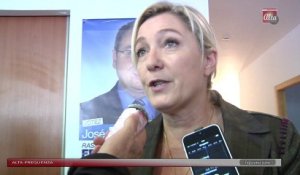 Visite de Marine Le Pen à Ajaccio