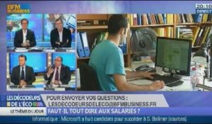 Faut-il tout dire aux salariés ? dans Les décodeurs de l'éco - 06/11 4/5