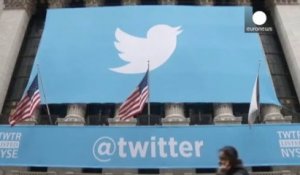 Démarrage en fanfare pour Twitter à Wall Street