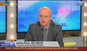 La Note de la France révisé à la baisse, Jean-Paul Betbèze, dans GMB  08/11