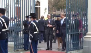 Première visite officielle du couple royal aux Pays-Bas