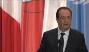 Hollande: "Tout faire pour assurer l'intégrité du Mali" - 15/11