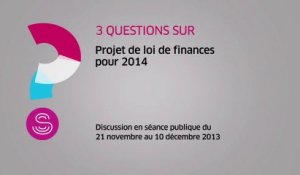 [Questions sur] Projet de loi de finances pour 2014