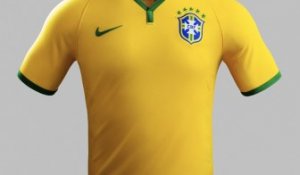Le nouveau maillot de l'équipe du Brésil 2014 !