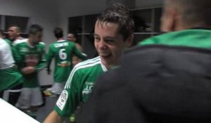 La joie des Verts après Nice 0-1 ASSE
