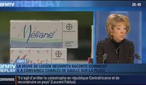 BFMTV Replay: Lucien Neuwirth: sa veuve raconte comment il a convaincu Charles de Gaulle sur la pilule - 26/11