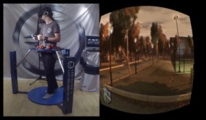 Jouer à GTA 4 avec Cyberith Virtualizer + Oculus Rift + Wii Mote