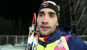 BIATHLON itw Martin Fourcade après sa victoire sur l'individuelle