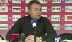 L1 / 2013-14 : Ajaccio 1-1 Bastia : Réaction de F. Hantz