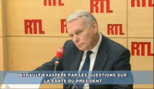 Ayrault exaspéré par les questions sur la prostate du président
