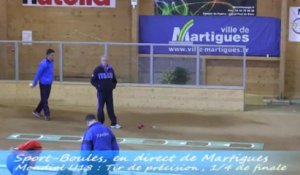 Tir de précision, quarts de finale, Sport Boules, Mondial U18 Martigues 2013