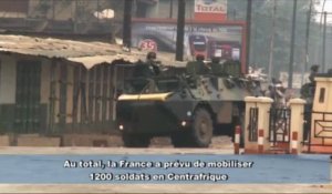 Les soldats français en patrouille dans Bangui