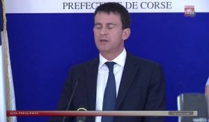 Visite de Manuel Valls à Ajaccio - Samedi 7 décembre 2013