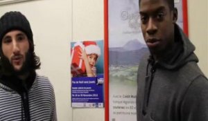 France Bleu Pays d'Auvergne - Pas de Noël sans jouets 2013 - Anthony Lippini et Mana Dembele joueurs au Clermont Foot ont un message pour vous