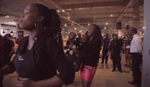 Gospel Choir Performs Mandela Tribute Flash Mob At Grocery Store