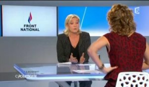 Changement de nom du FN : "Il n'y a pas de tabou", répond Marine Le Pen