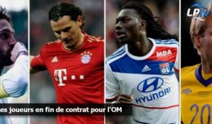 Les joueurs en fin de contrat pour l'OM