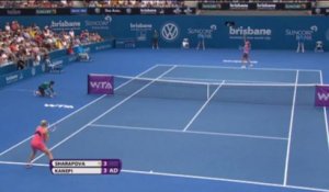 Brisbane - Sharapova a eu peur