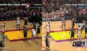 NBA 2K14 - Old gen versus next gen