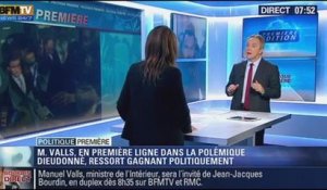 Politique Première: Interdiction de Dieudonné: Manuel Valls ressort gagnant politiquement - 10/01