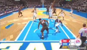 NBA Live 2005 - Haslem au dunk