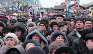 Manifestation contre le président Ianoukovitch à Kiev