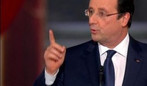 Hollande: "Je ne veux pas que les impôts augmentent" - 14/01