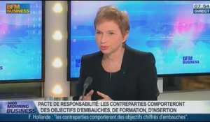 "La politique de l'offre n'est pas admise dans tout le pays", Laurence Parisot, dans GMB - 15/01