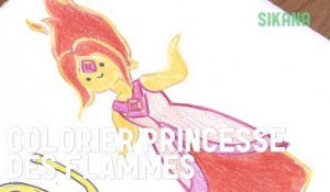 Colorier la princesse des flammes !