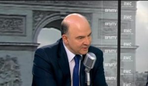 Moscovici sur RMC et BFMTV  : "Une baisse des impôts cela dépend..."