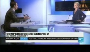 France 24 / Syrie, Genève II : interview de Romain Nadal, porte-parole du Quai d'Orsay (21/01/2014)